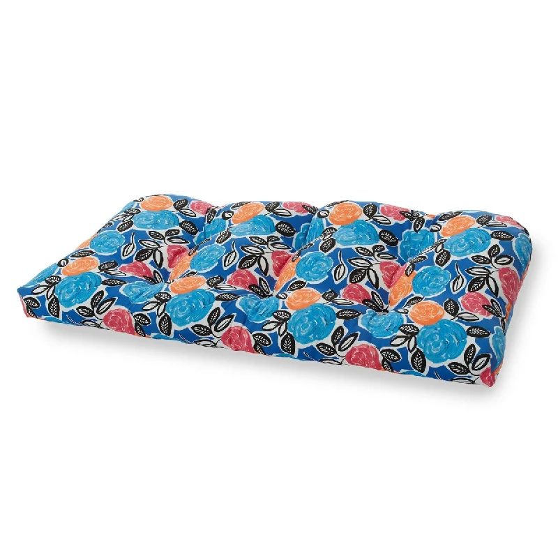 Limited Stock Terrasol Bold Floral Outdoor Settee/Loveseat Cushion