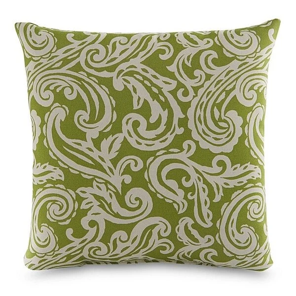 Inventory Reduction Terrasol Colima Verde (Green) Outdoor Throw Pillow.
