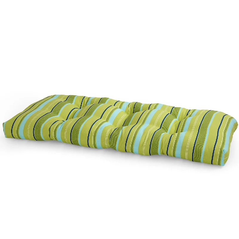 Discount Days Terrasol Comet Stripe Outdoor Settee/Loveseat Cushion