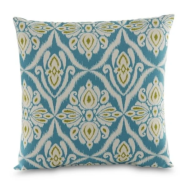 Price Rollback Terrasol Jaipur Peacock Outdoor Throw Pillow.