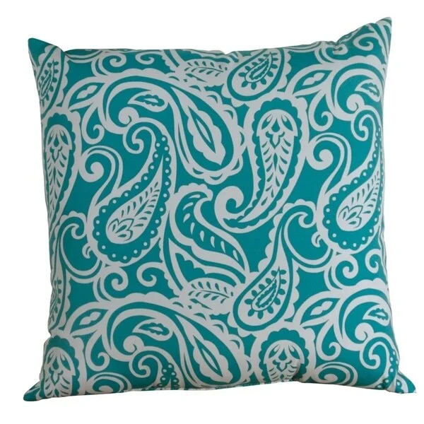 Savings Event Terrasol Sassafras Teal Outdoor Floor Pillow.