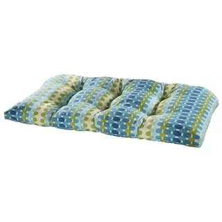 Value Deals Tetris Ocean Outdoor Settee Cushion