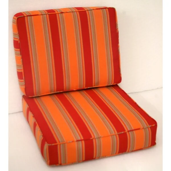 Lowest Prices Trijaya Living Sunbrella Bravada Salsa Universal Club Chair Cushion