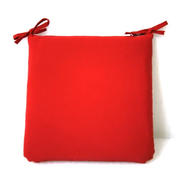Mega Sale Trijaya Living Sunbrella Canvas Jockey Red Patio Furniture Dining Cushion