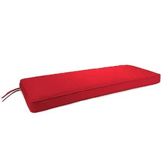 Friends and Family Sale Trijaya Living Sunbrella Jockey Red 5403 Patio Furniture Bench Cushion