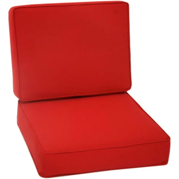 Act Now Trijaya Living Sunbrella Universal Club Chair Cushion Jockey Red
