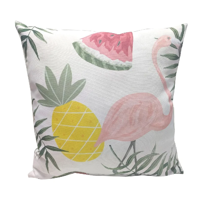 Exclusive Deal Tropical Outdoor Cushion 17x17" -Fruits