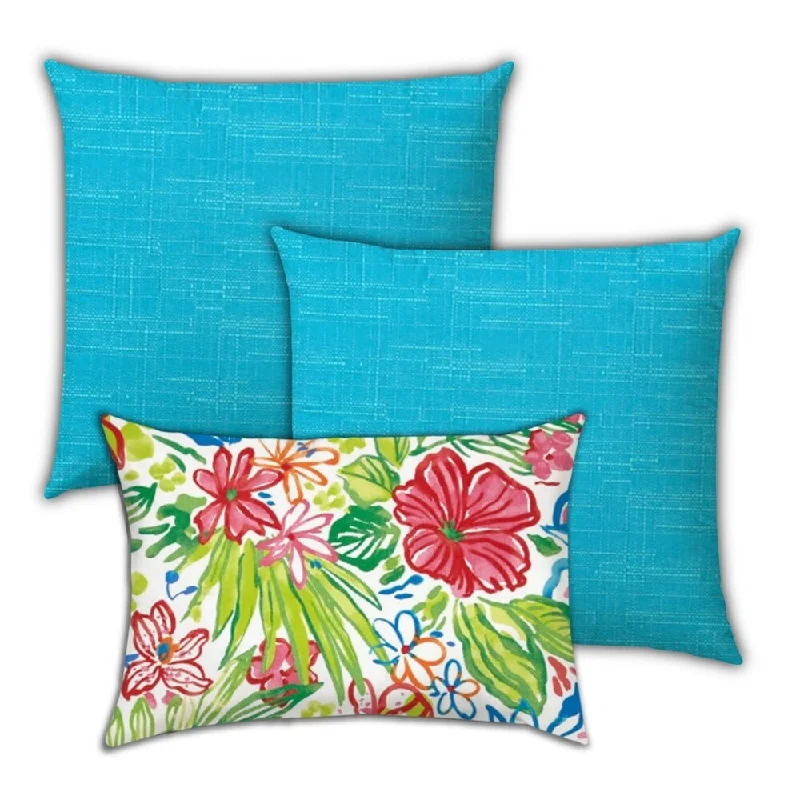 Buy More, Save More Waterfall Foliage Indoor/Outdoor, Zippered Pillow Cover, Set of 2 Large & 1 Lumbar, Red, Brick, Green Buy More, Save More Waterfall Foliage Indoor/Outdoor, Zippered Pillow Cover, Set of 2 Large & 1 Lumbar, Red, Brick, Green