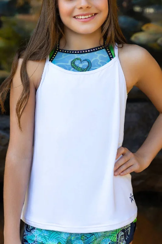 Massive Deals Breeze Tank in White