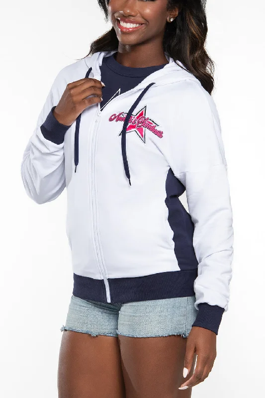 Price Slash DCC Warm Up Jacket in White