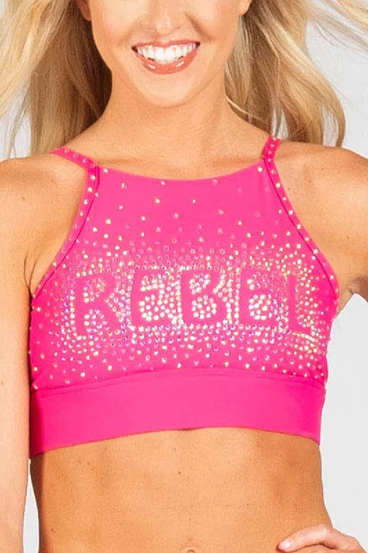 Gilmore Sports Bra in Hyper Pink