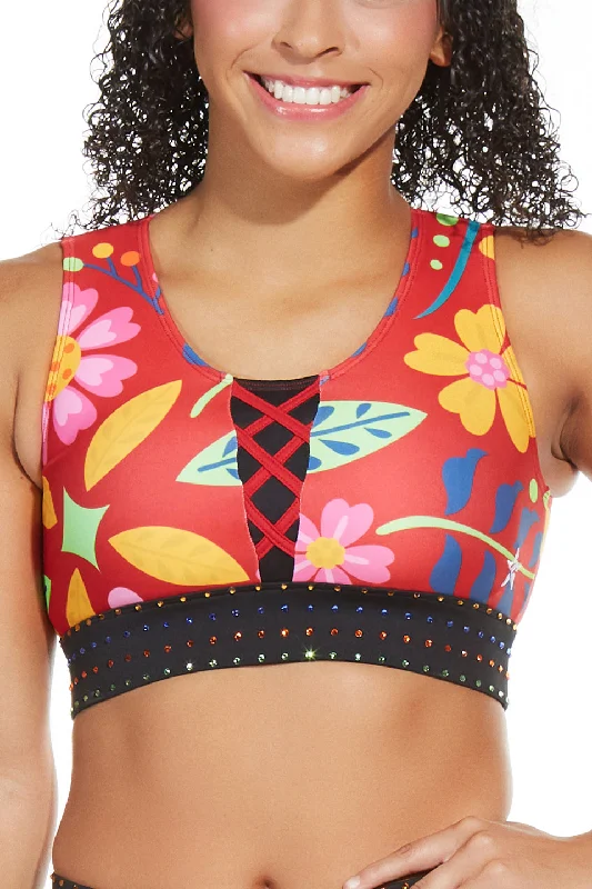 Price Blitz Island Bloom Sports Bra