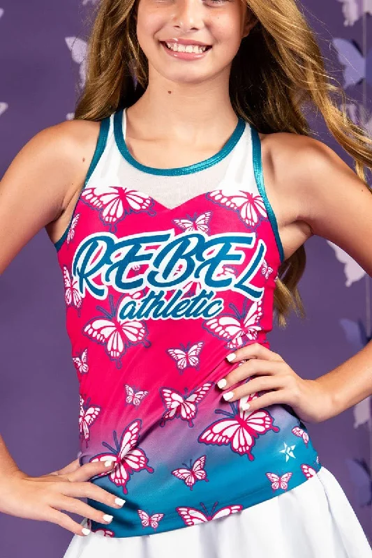 Midnight Madness Lillian Tank in Butterfly Beauty