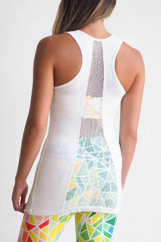 Closeout Mod Mesh Back Tank