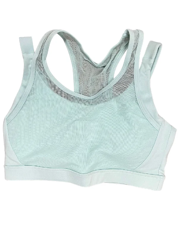 Bargain Bin Mono B GREEN Mesh Overlay Sports Bra AT8084