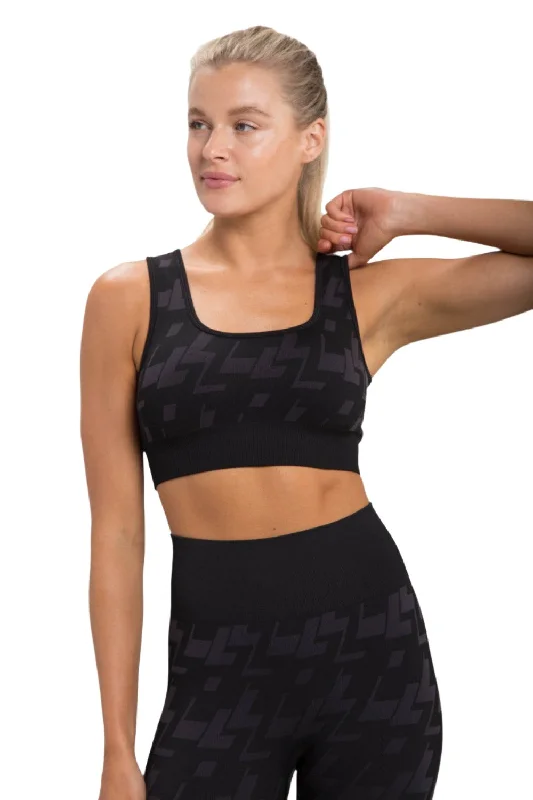 Weekend Special Mono B Seamless Geo Active Bra Top AT-A09100
