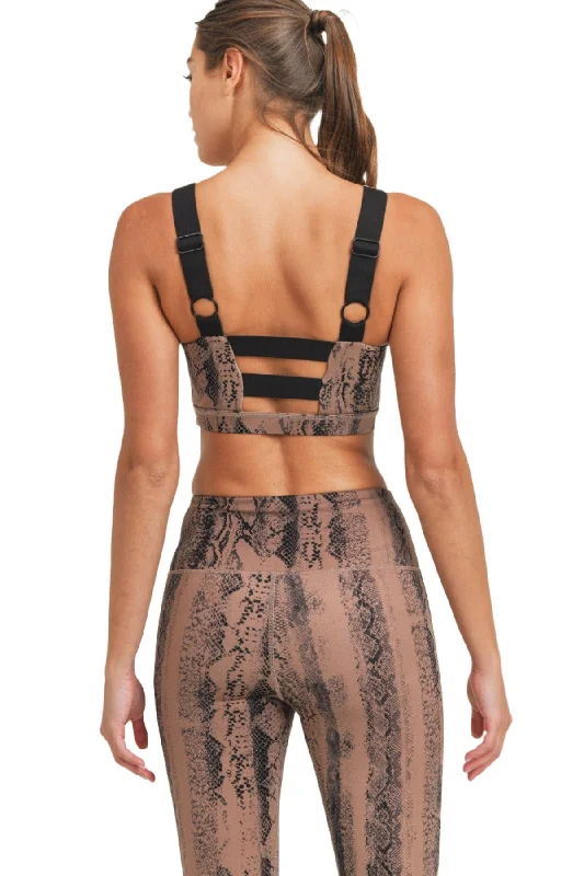 Exclusive Access Mono B Snake Print Bra AT-3086 Plus