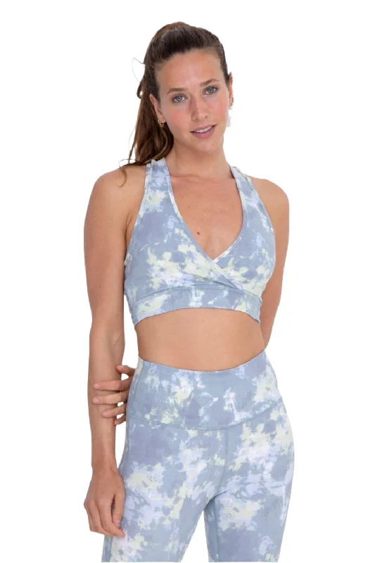 Savings Alert Mono B Tie Dyed X Front Bra Top AT-A1259