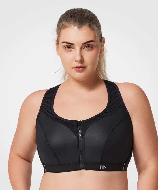 Power Adjustable  Padded Running Bra | Women's High Support Sports Bra  (Plus Size)