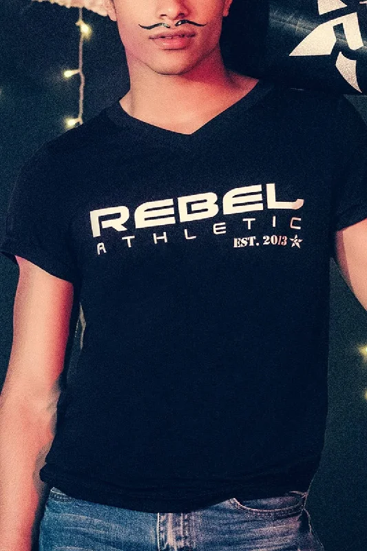 Rebel Athletic Est. 2013 Premium Tee Shirt in Black