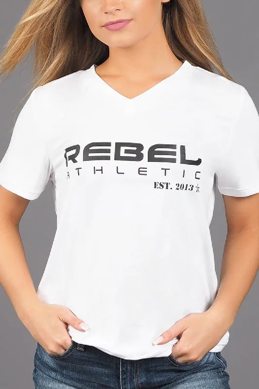 Rebel Athletic Est. 2013 Premium Tee Shirt in White