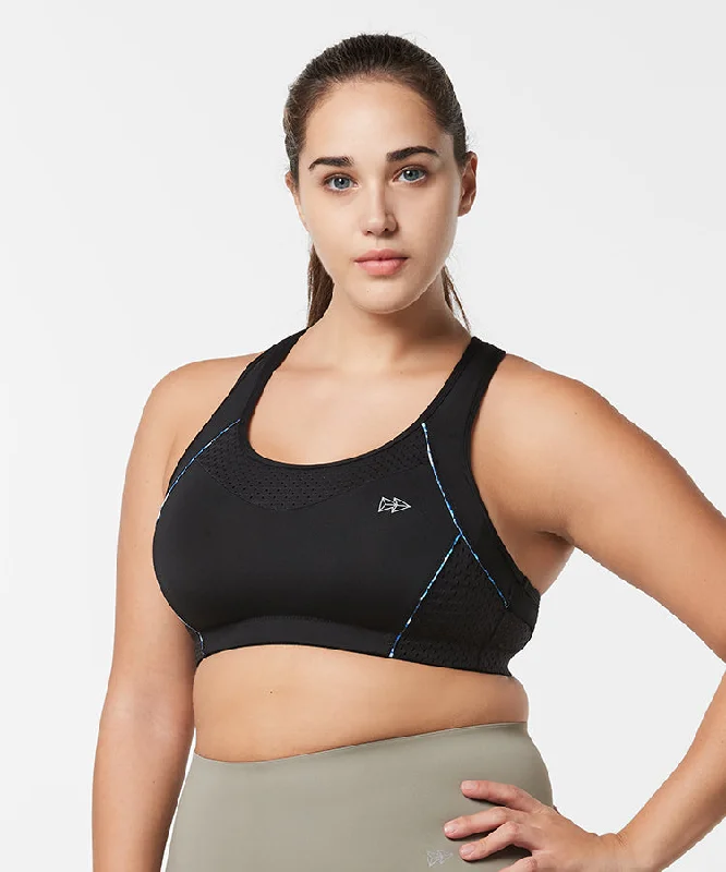 Sculpt Racerback Line Padded Running Bra | Women's High Support Sports Bra (Plus Size)