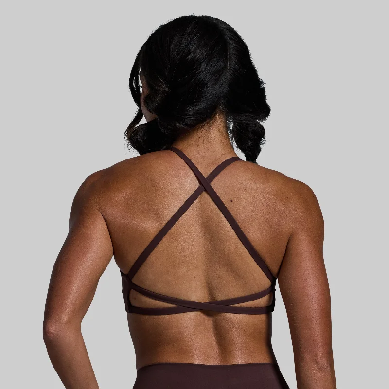 Serenity Sports Bra (French Roast)