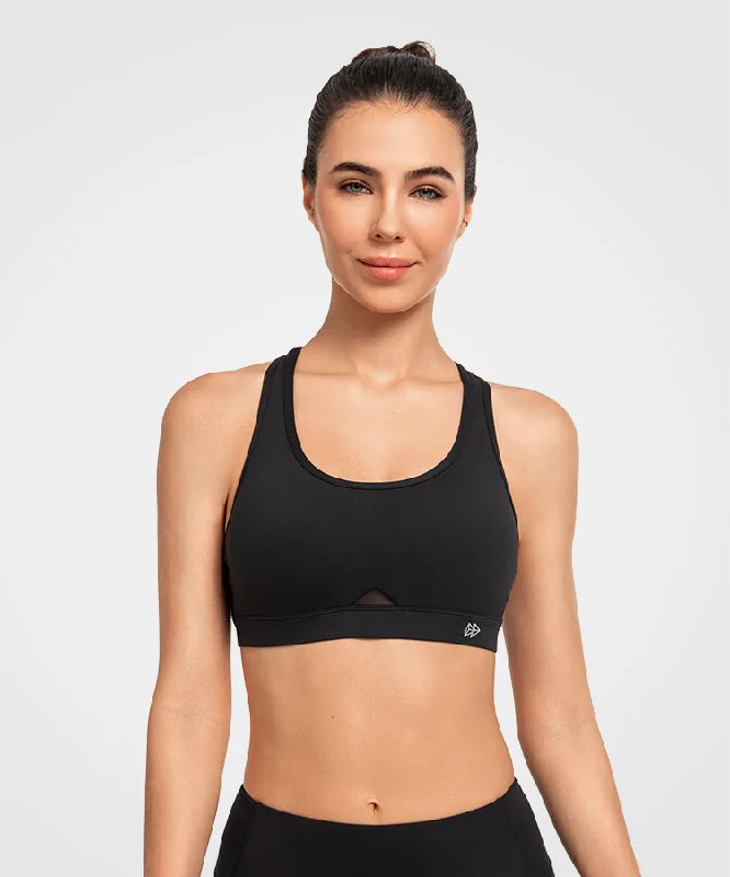 Shift Scoop Neckline Cut-Out Padded Yoga Bra | Women's Light Support Sports Bra