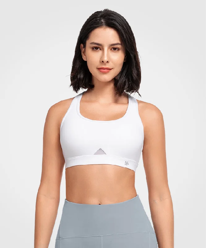 Shift Scoop Neckline Cut-Out Padded Yoga Bra | Women's Light Support Sports Bra