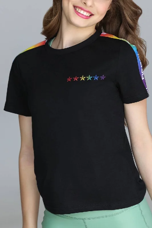Customer Appreciation Sale Unisex Rebel Pride Tee in Black