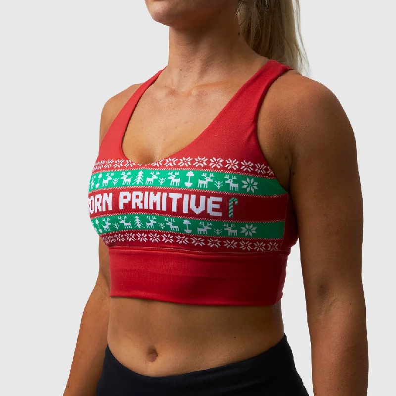 X-Factor Sports Bra (Born Primitive Christmas Sweater)