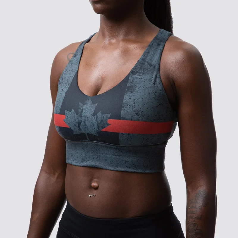 X-Factor Sports Bra (Canada Thin Red Line)