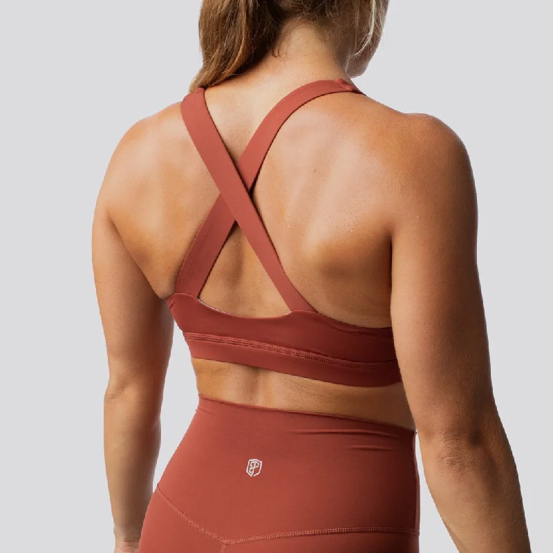 Your Essential Sports Bra (Brick Red)