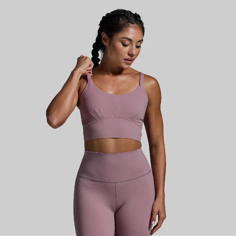 Your Go To Sports Bra (Antique Mauve)