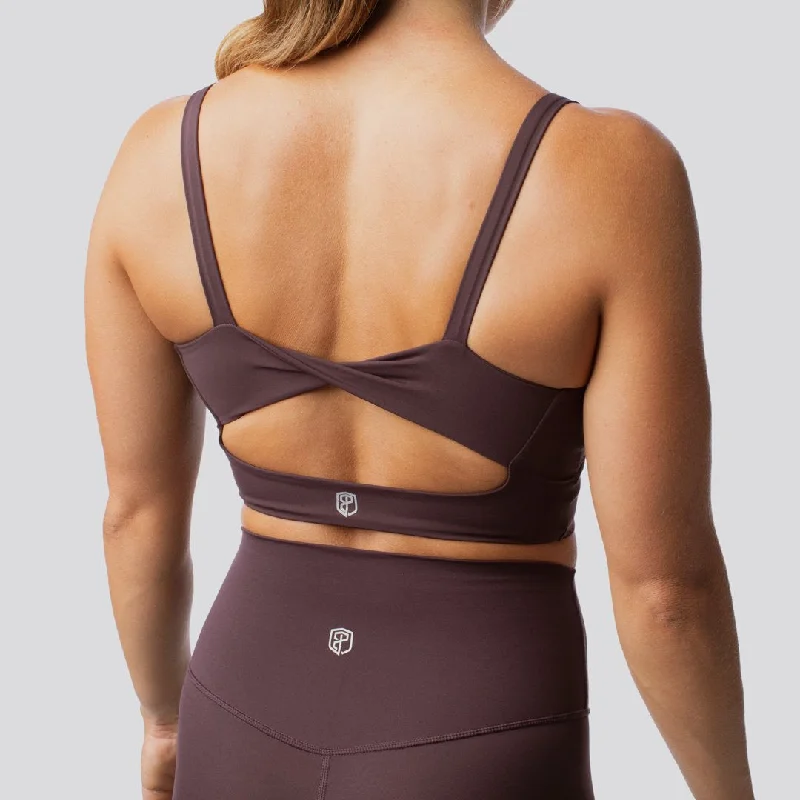 Your Go to Sports Bra (Deep Plum)