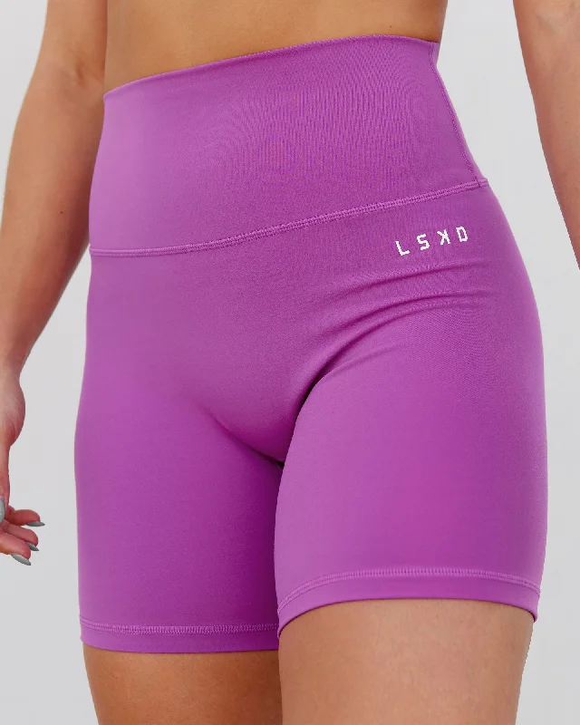 Exclusive Deal Base 2.0 Mid-Length Shorts - Hyper Violet