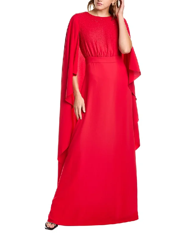 Huge Discounts Carolina Herrera Cascading Cape Gown