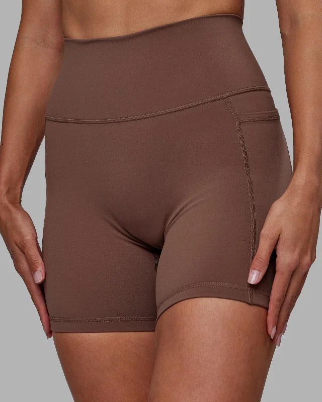 Deal Frenzy Fusion Mid-Length Shorts - Dull Rust