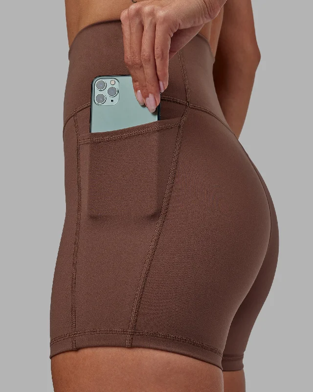 Deal Mania Fusion X-Length Shorts - Dull Rust