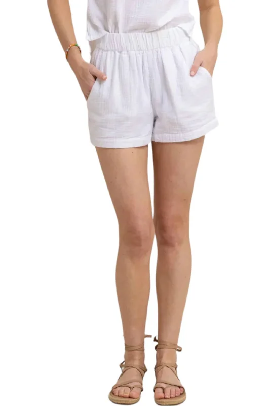 Price Smash Mary Ellen Short In White