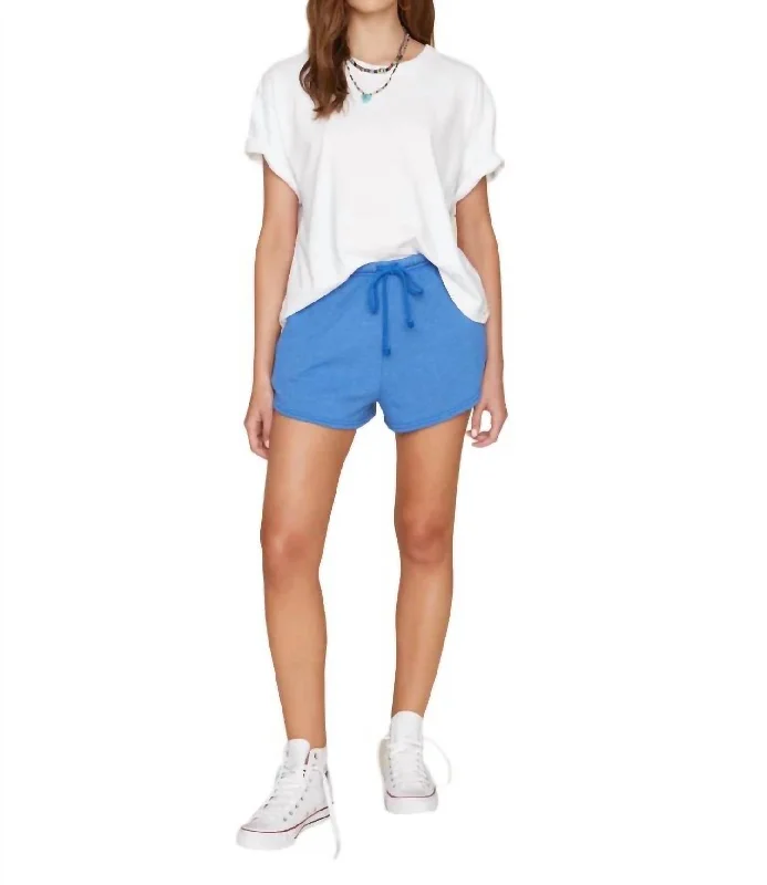 Deal Explosion Mimie Sweatshort In Moody Blue