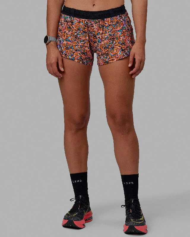 Super Deal Race Day Running Shorts - Energy Print