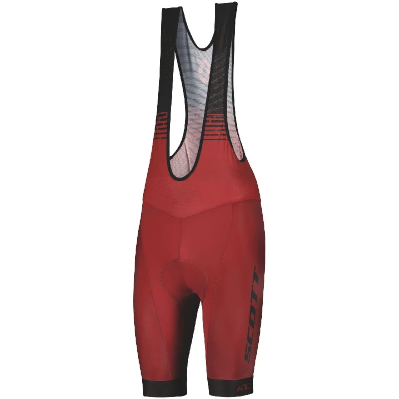 Scott RC Team ++ Mens Cycling Bib Shorts - Red