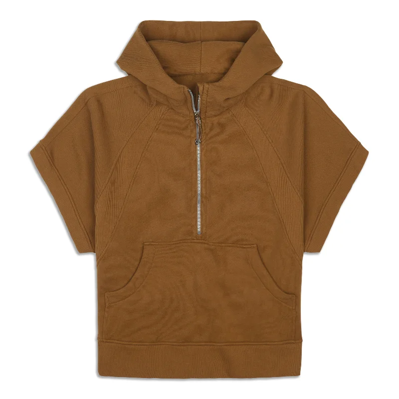 Year-End Sale Scuba Oversized Short-Sleeve Pullover - Resale