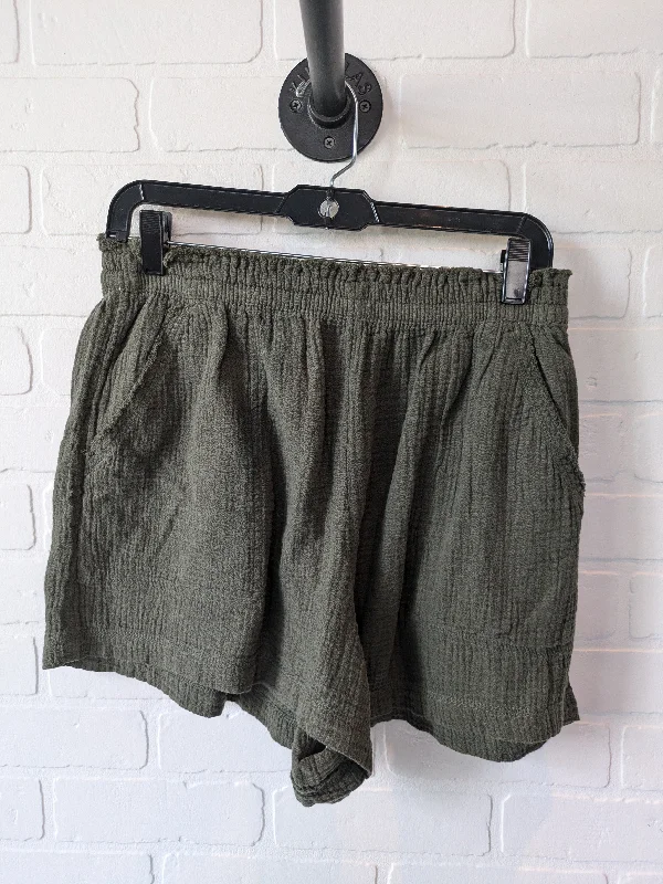 Best Deals Shorts By Aerie In Green, Size: 12