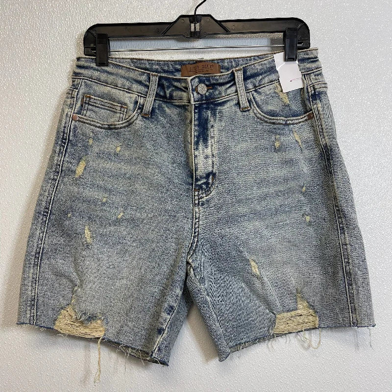 Members Only Shorts By Judy Blue In Denim, Size: L