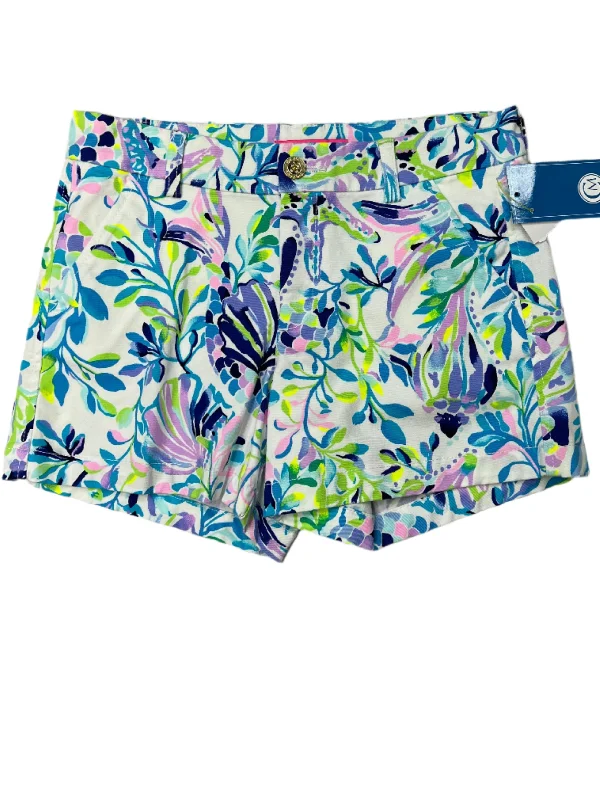 Today Only Shorts By Lilly Pulitzer In White Green, Size: 6