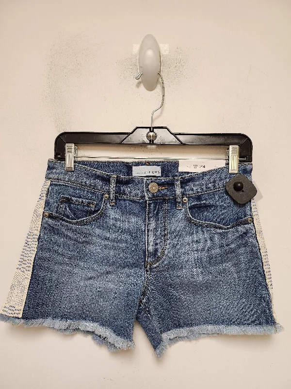 Extra Savings Shorts By Loft In Blue Denim, Size: 00