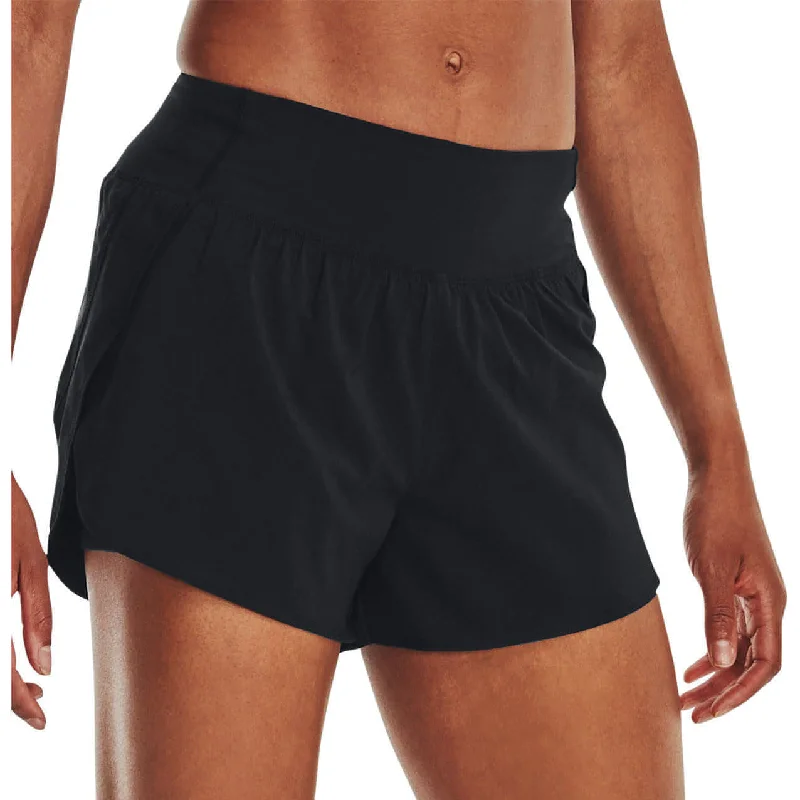 Under Armour Flex Woven 2 In 1 Womens Training Shorts - Black