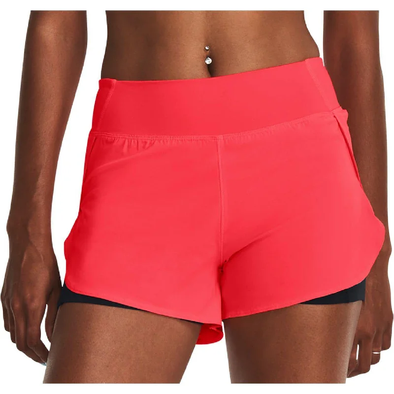 Under Armour Flex Woven 2 In 1 Womens Training Shorts - Pink